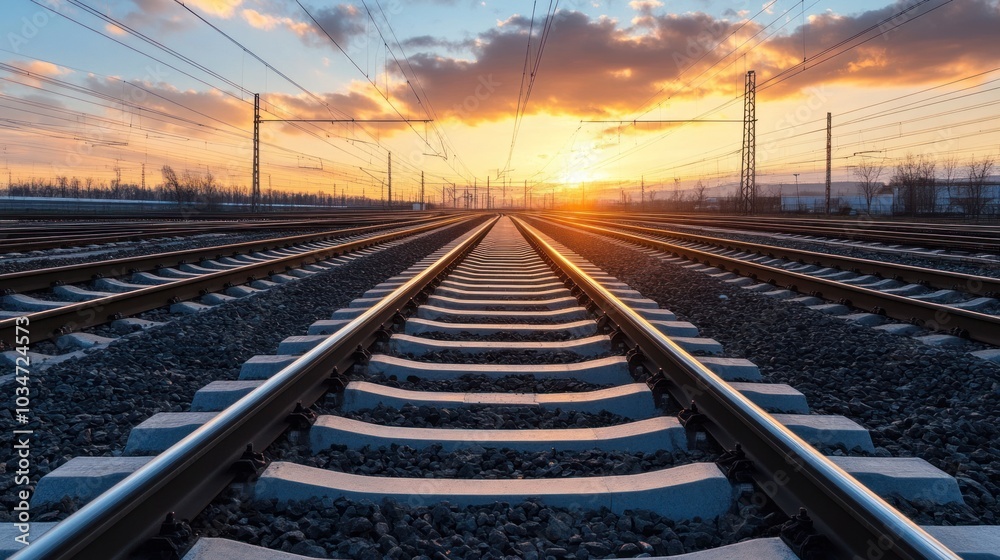 Railway infrastructure construction with an emphasis on modern design and sustainable materials for long-term development. Railway infrastructure construction with an emphasis on modern design and sustainable materials for long-term development.