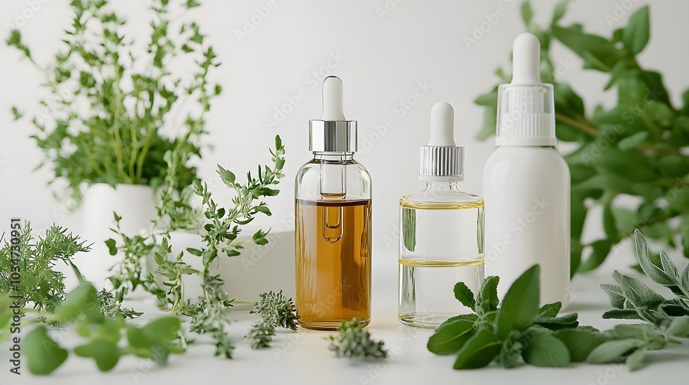 cosmetic nature skincare and essential oil aromatherapy .organic natural science beauty product .herbal alternative medicine . mock up. 