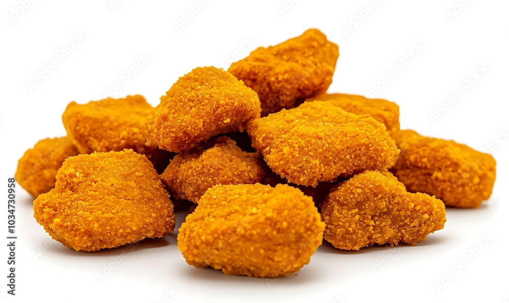 Crispy Golden Brown Chicken Nuggets Snack Food Crispy Golden Brown Chicken Nuggets Snack Food