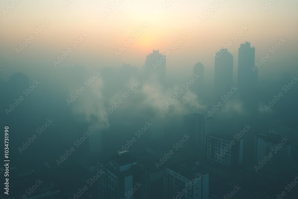 Air Pollution with smoke and haze in daily life of human Air Pollution with smoke and haze in daily life of human