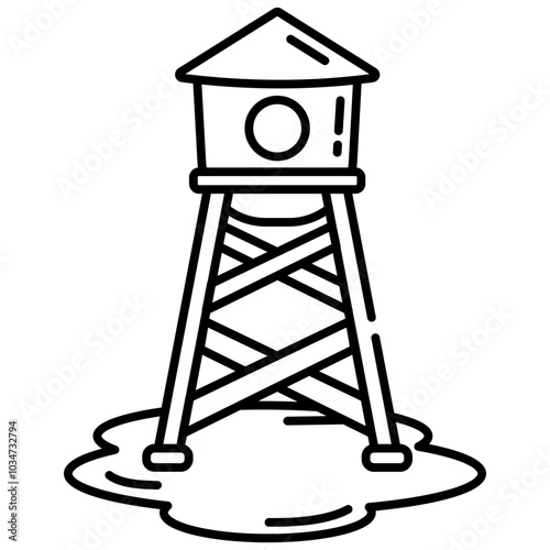 Water Tower Icon