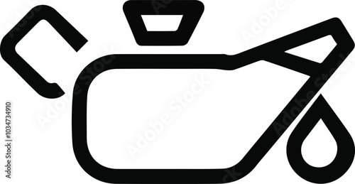Oil icon symbol vector image Illustration
