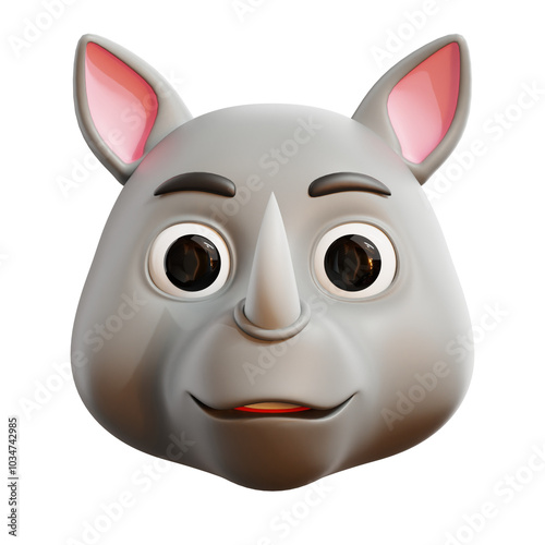 Rhino 3D Illustration