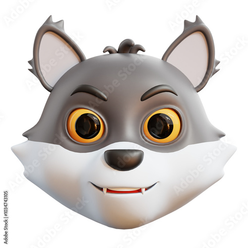 Wolf 3D Illustration