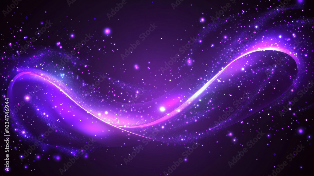 Abstract Neon Purple Wave Background Futuristic and Fluid Design Abstract Neon Purple Wave Background Futuristic and Fluid Design