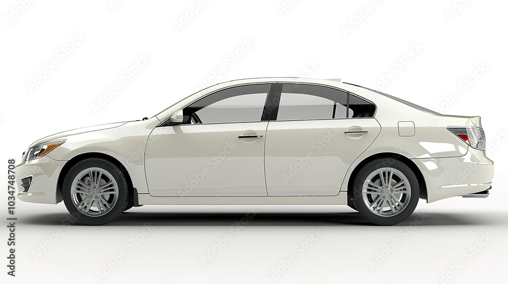 A Traffic Car on White Background - a dynamic and eye-catching visual. The traffic car on a pure white backdrop creates an engaging and appealing scene. A Traffic Car on White Background - a dynamic and eye-catching visual. The traffic car on a pure white backdrop creates an engaging and appealing scene.