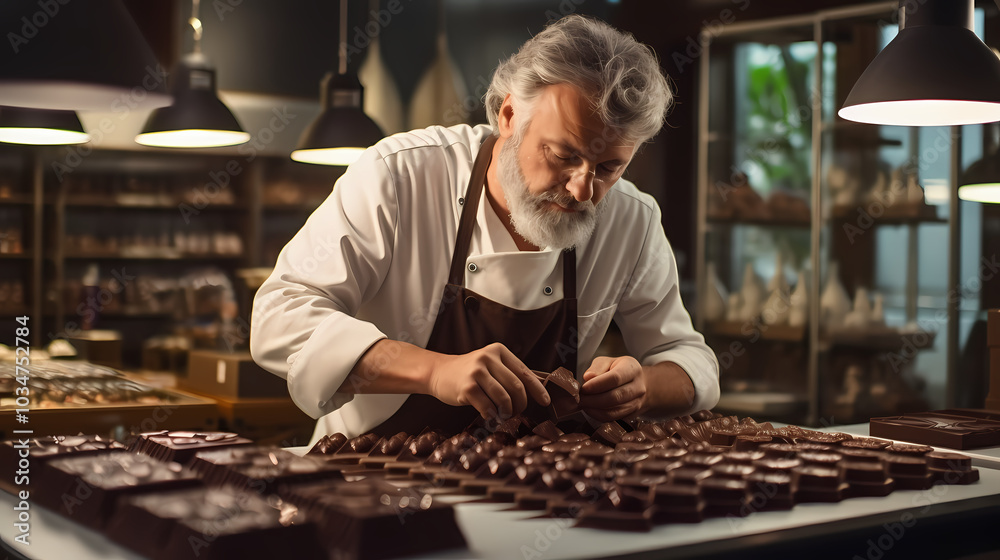 chef preparing chocolates chef preparing chocolates