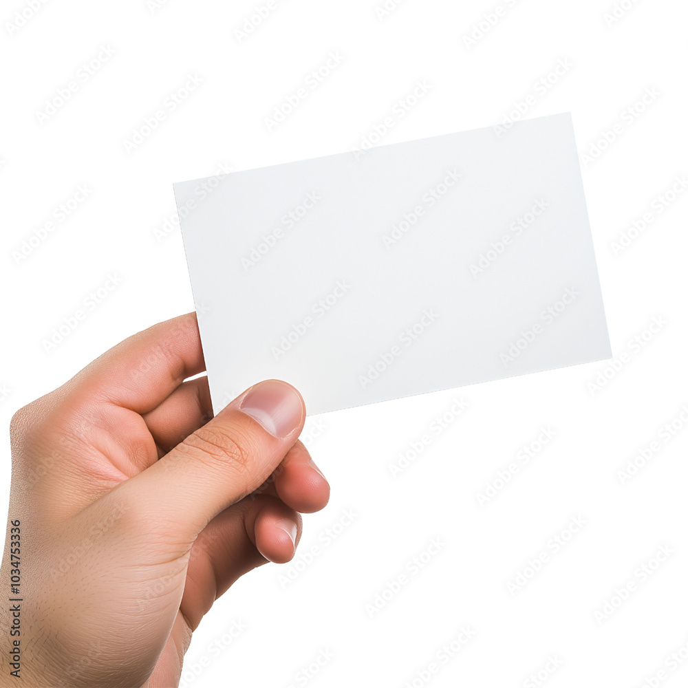 card mockup with hand card mockup with hand