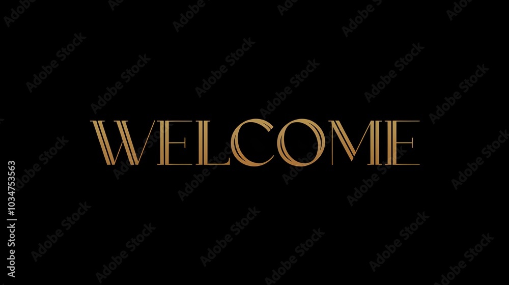 Obraz premium Welcome sign 