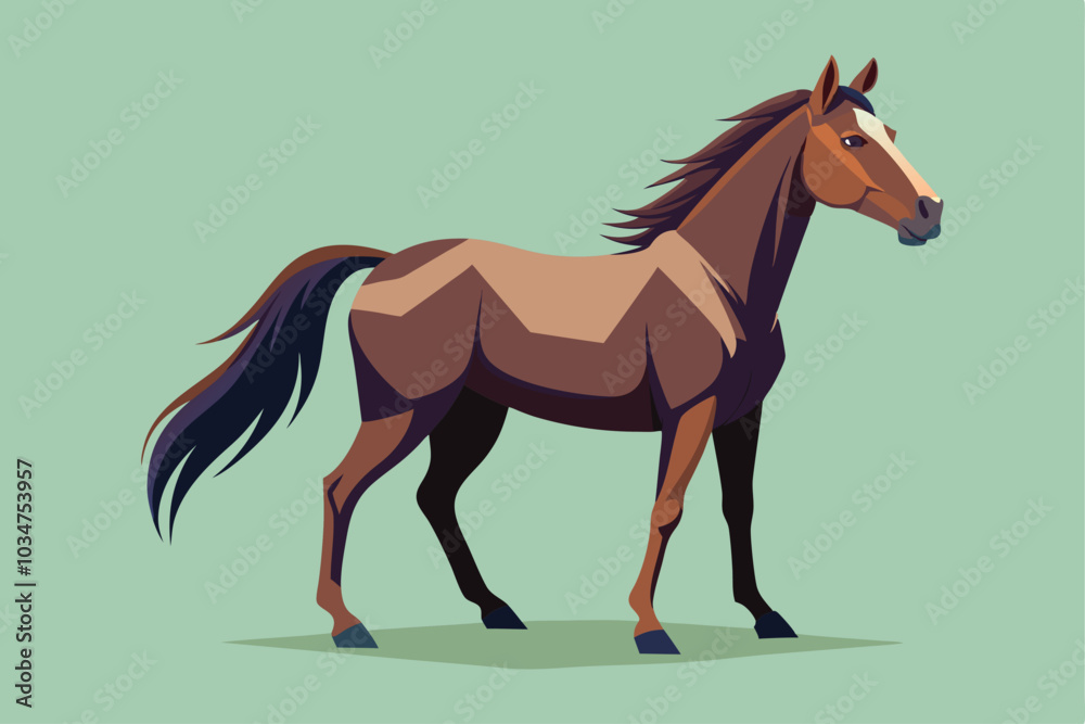 Obraz premium horse illustration