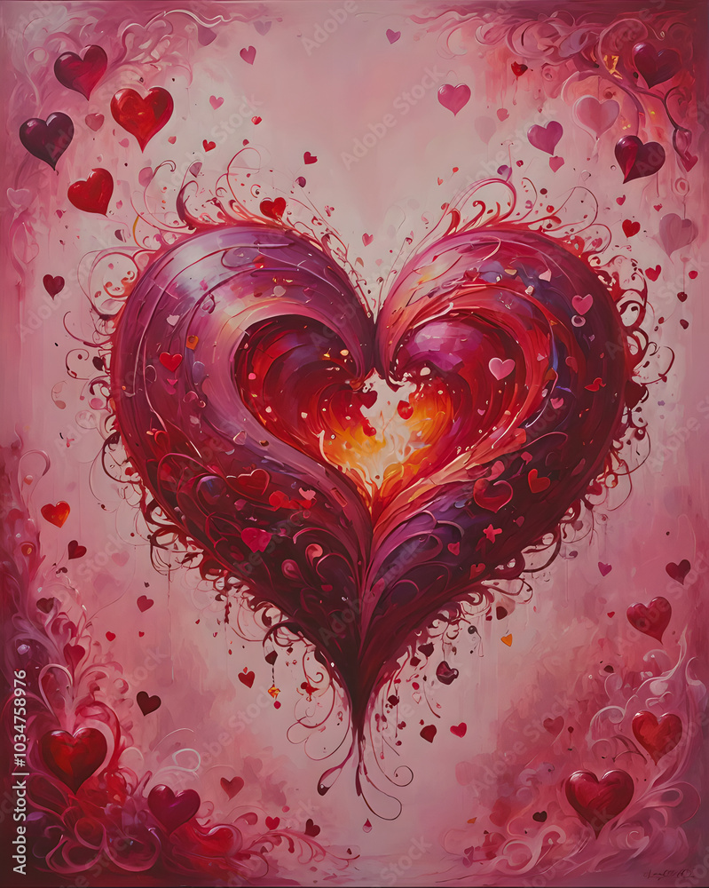 valentine background with hearts valentine background with hearts