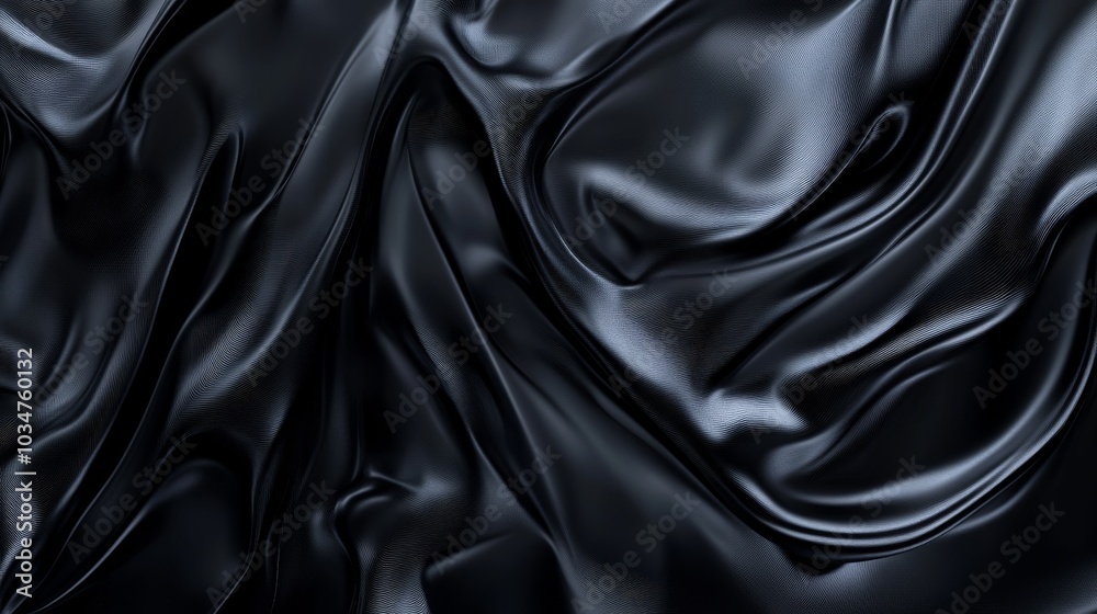Fototapeta premium A vast, sleek black texture with faint