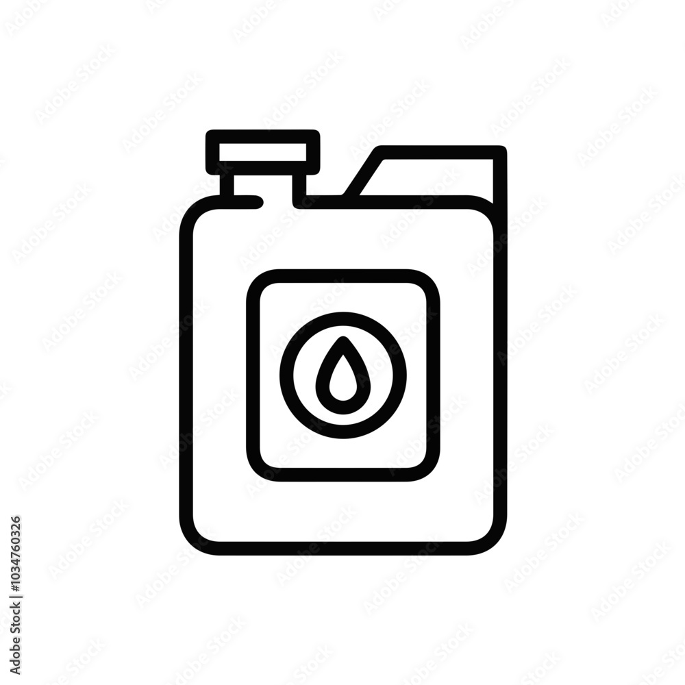 Oil icon symbol vector image Illustration
