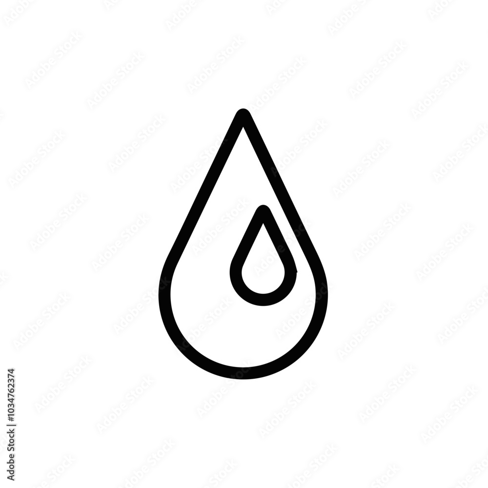 Oil icon symbol vector image Illustration
