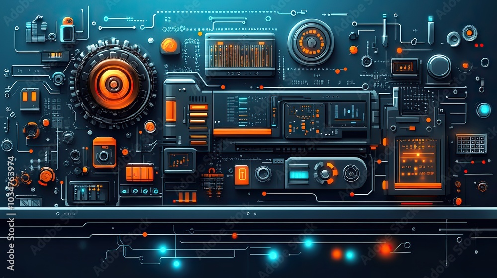depicting the concept of function in programming featuring machine with cogs and wheels presented in stylized doodle drawing ideal for educational and tech content.illustration depicting the concept of function in programming featuring machine with cogs and wheels presented in stylized doodle drawing ideal for educational and tech content.illustration