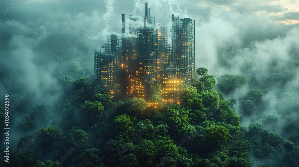 modern eco friendly factory with green manufacturing practices emphasizing sustainable development and continuous improvement strategies modern eco friendly factory with green manufacturing practices emphasizing sustainable development and continuous improvement strategies