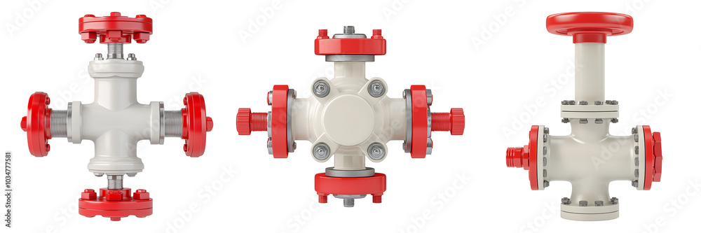 Versatile Pipeline Valve Designs Isolated on Transparent Background Versatile Pipeline Valve Designs Isolated on Transparent Background