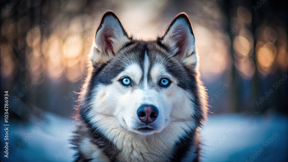 Siberian Husky Dog Minimalist Photography Siberian Husky Dog Minimalist Photography