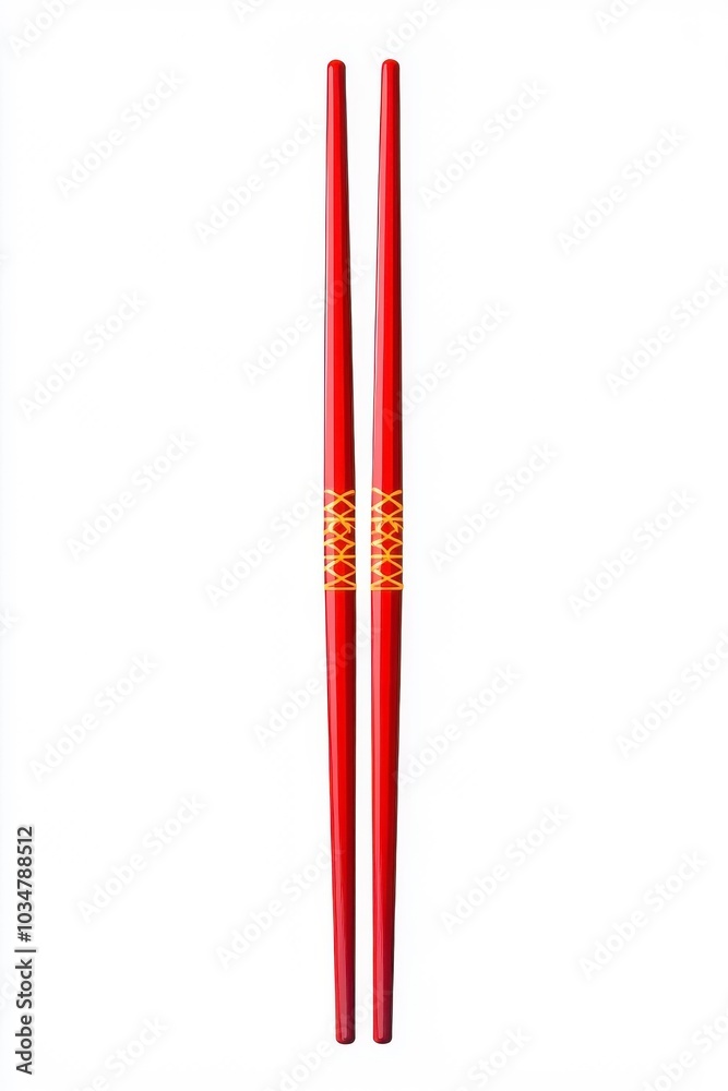Flat style chopsticks illustration, isolated on a white background. Flat style chopsticks illustration, isolated on a white background.