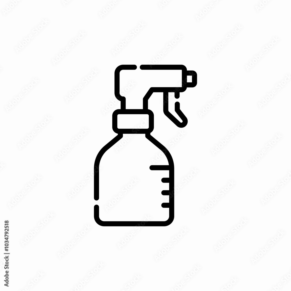 window cleaner spray icon sign vector