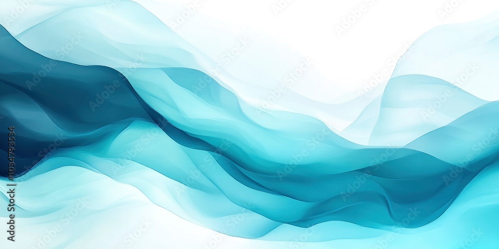 abstract background with a blue and teal gradient wavy soft texture abstract background with a blue and teal gradient wavy soft texture