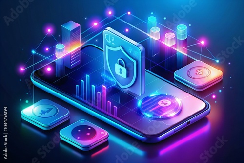 Wallpaper Mural mobile phone with network Torontodigital.ca