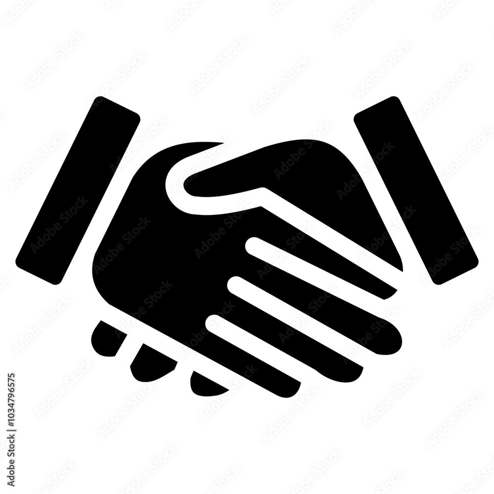 Obraz premium Handshake icon