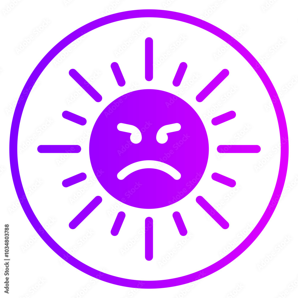 sun gradient icon sun gradient icon