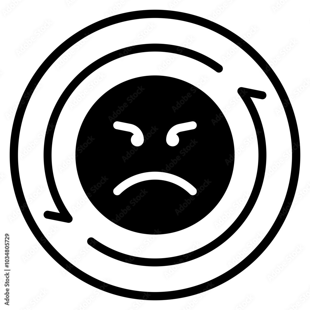 circular arrow glyph icon circular arrow glyph icon
