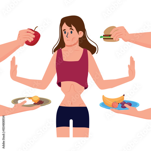 girls and women in various situations