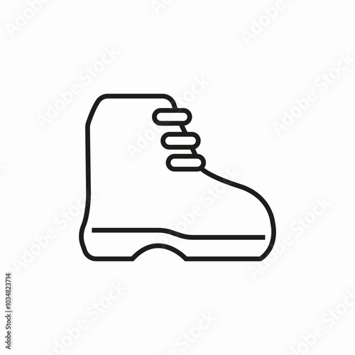 boots shoes icon sign vector