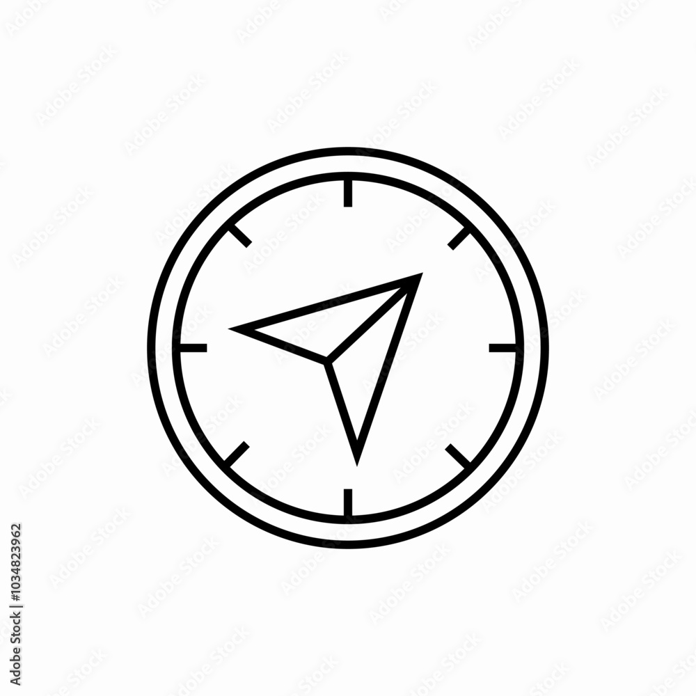 compass navigation icon sign vector compass navigation icon sign vector