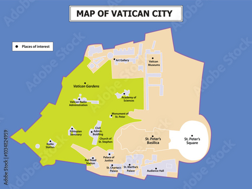 European Country Geography Political map. Political map of country with capital, province or state capital, major cities and town.