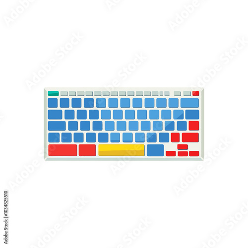 Stylish Keyboard Icon, Perfect for Tech Designs