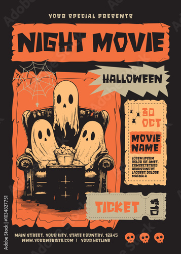 Halloween Movie Flyer
