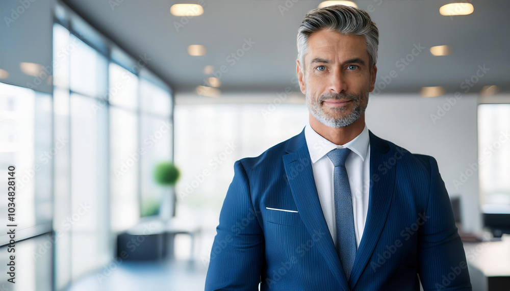 Confident business professional posing for a corporate headshot Confident business professional posing for a corporate headshot
