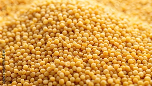 High magnification detail of millet grain
