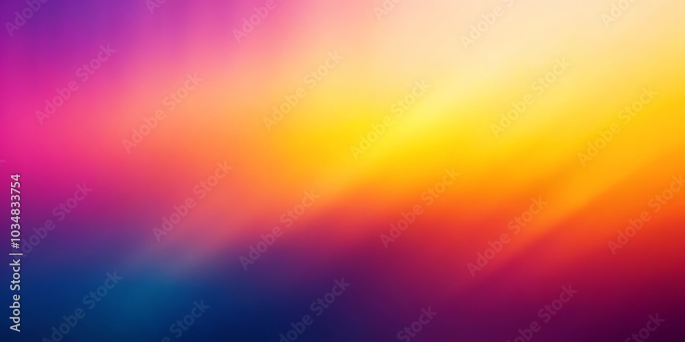 Naklejka premium Abstract Gradient Background Vibrant Colors, Blurred Effect, Sunset Theme, background, gradient