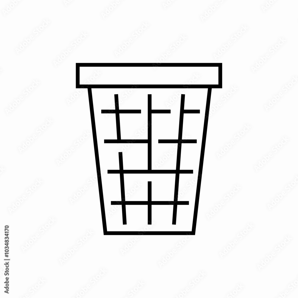 dust bin icon sign vector dust bin icon sign vector