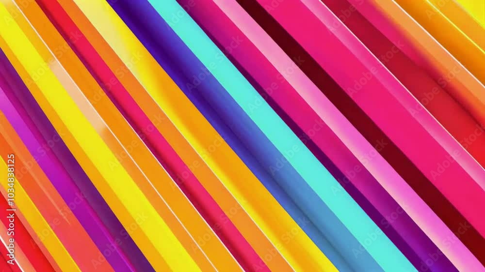 Brightly colored stripes in a diagonal pattern. Brightly colored stripes in a diagonal pattern.
