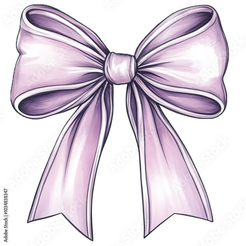 pink ribbon bow