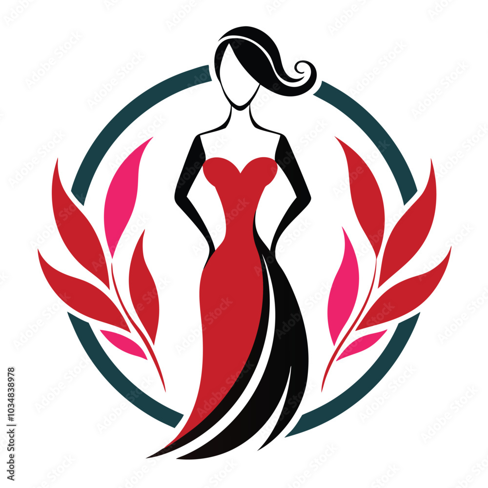 Fashion beauty logo vector illustration Adobe Illustrator Artwork Fashion beauty logo vector illustration Adobe Illustrator Artwork