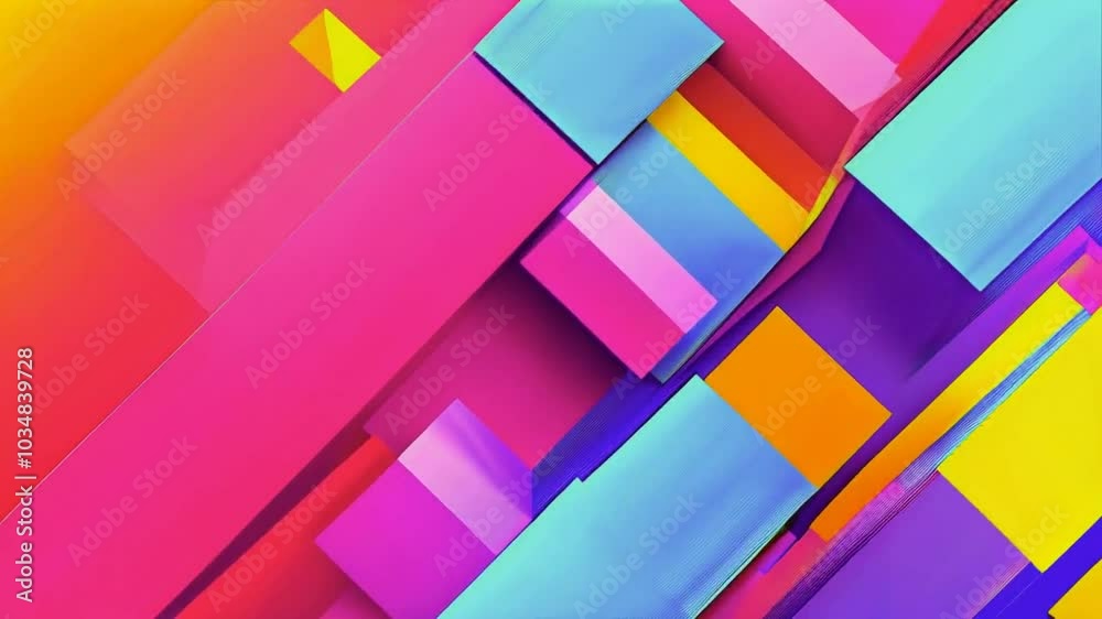 Abstract geometric background with vibrant colors. Abstract geometric background with vibrant colors.