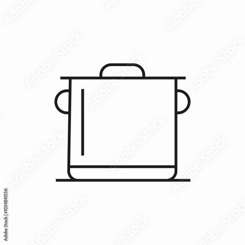 cook pan kitchen icon sign vector