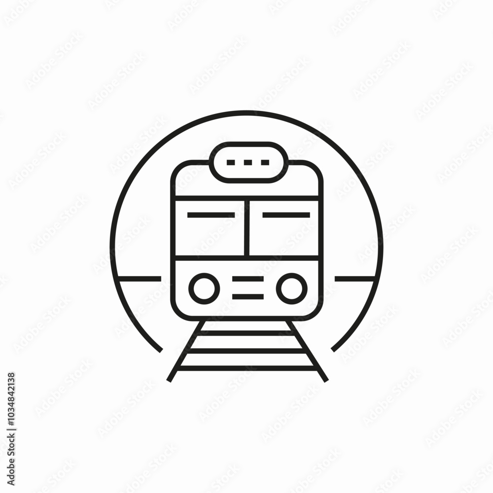 metro tunnel icon sign vector metro tunnel icon sign vector