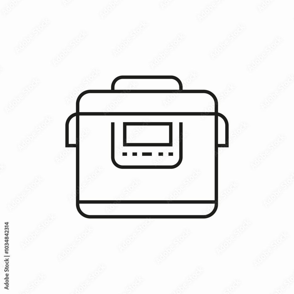 multicooker cook icon sign vector multicooker cook icon sign vector