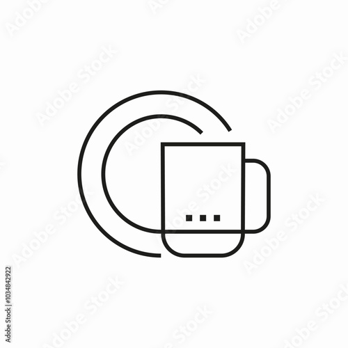 plate cup dish icon sign vector