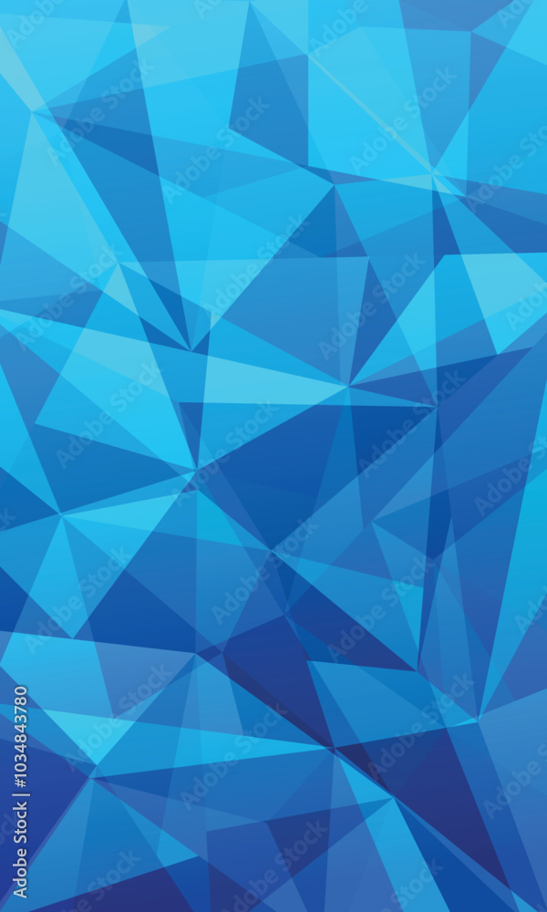 Abstract low poly triangle pattern blue gradient wallpaper Abstract low poly triangle pattern blue gradient wallpaper