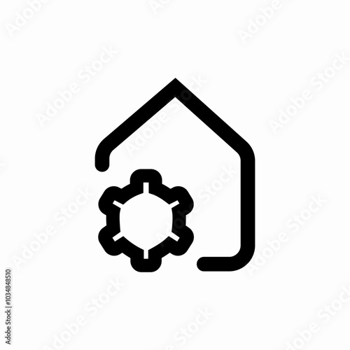 house virus icon sign vector