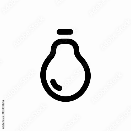 light bulb icon sign vector